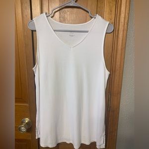 J Jill Sleeveless V Neck Tee, great condition, no stains